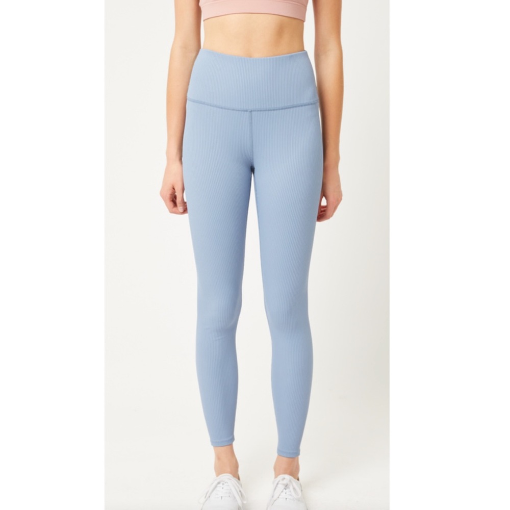 Love tree ribbed leggings